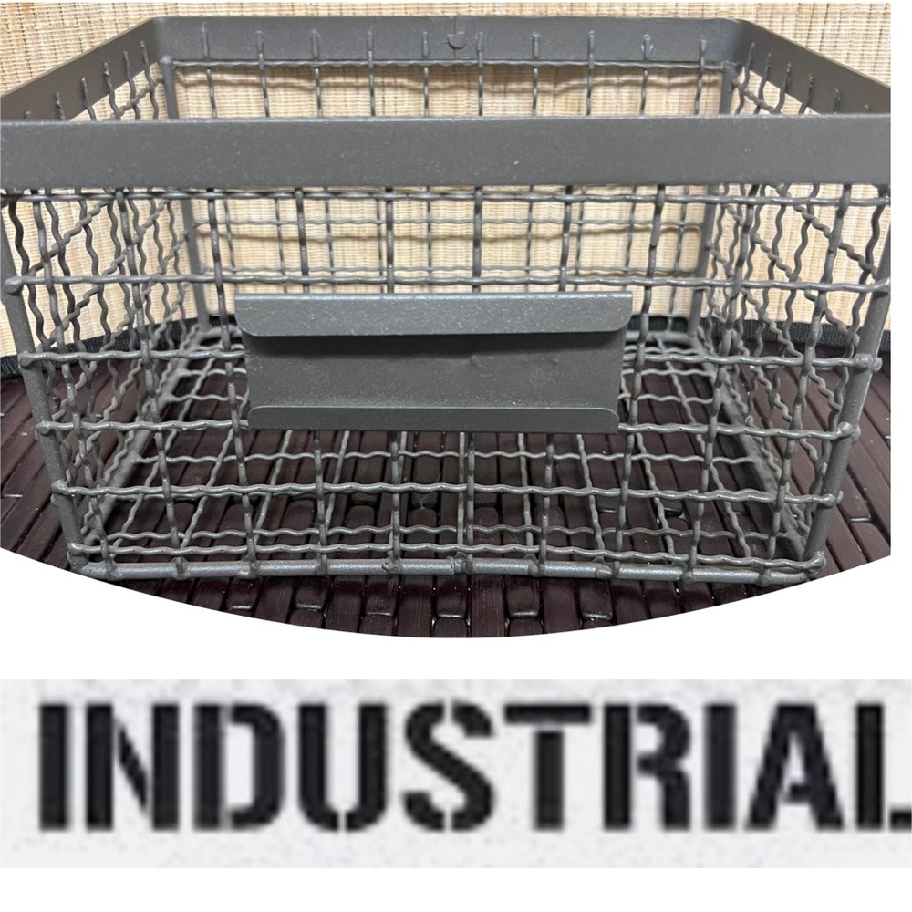 Metal industrial Wire Storage Basket